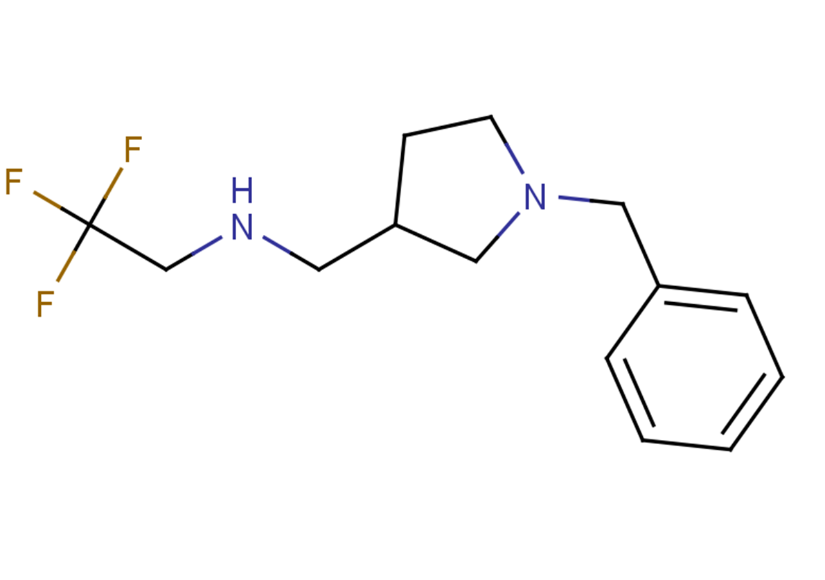 [(1-benzylpyrrolidin-3-yl)methyl](2,2,2-trifluoroethyl)amine