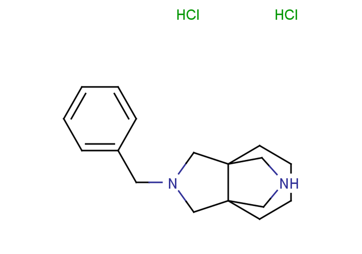 8-benzyl-8,11-diazatricyclo[4.3.3.0^{1,6}]dodecane dihydrochloride