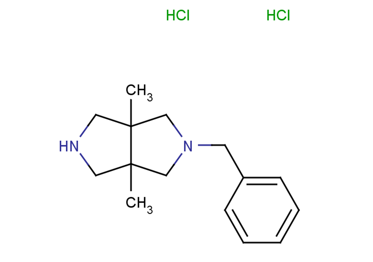 2-benzyl-3a,6a-dimethyl-octahydropyrrolo[3,4-c]pyrrole dihydrochloride