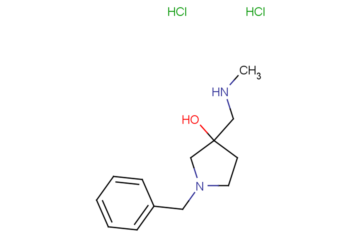 1-benzyl-3-[(methylamino)methyl]pyrrolidin-3-ol dihydrochloride