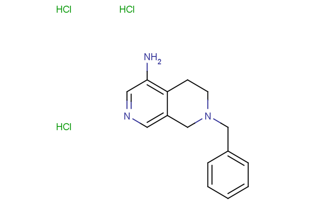 7-benzyl-5,6,7,8-tetrahydro-2,7-naphthyridin-4-amine trihydrochloride