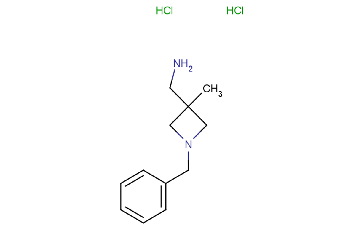 (1-benzyl-3-methylazetidin-3-yl)methanamine dihydrochloride
