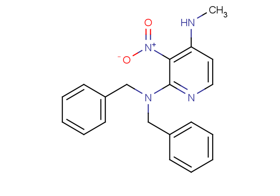 2-N,2-N-dibenzyl-4-N-methyl-3-nitropyridine-2,4-diamine
