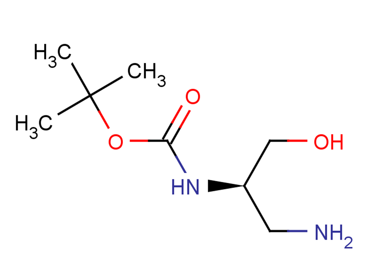 tert-butyl N-[(2R)-1-amino-3-hydroxypropan-2-yl]carbamate