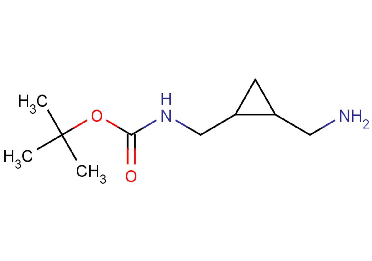 tert-butyl N-{[2-(aminomethyl)cyclopropyl]methyl}carbamate