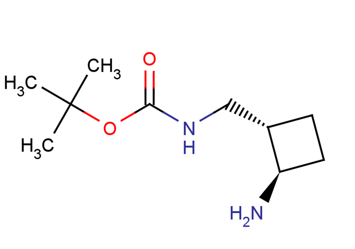 tert-butyl N-{[(1S,2R)-2-aminocyclobutyl]methyl}carbamate