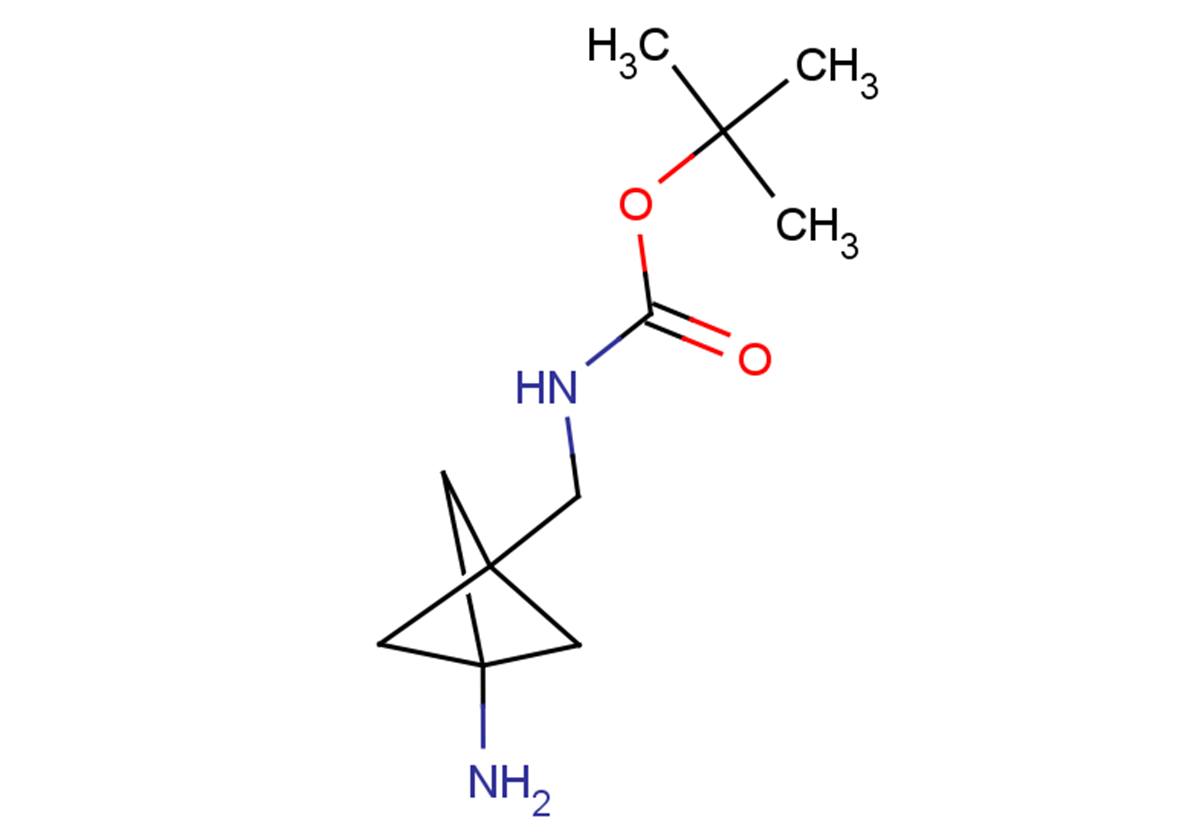 tert-butyl N-({3-aminobicyclo[1.1.1]pentan-1-yl}methyl)carbamate