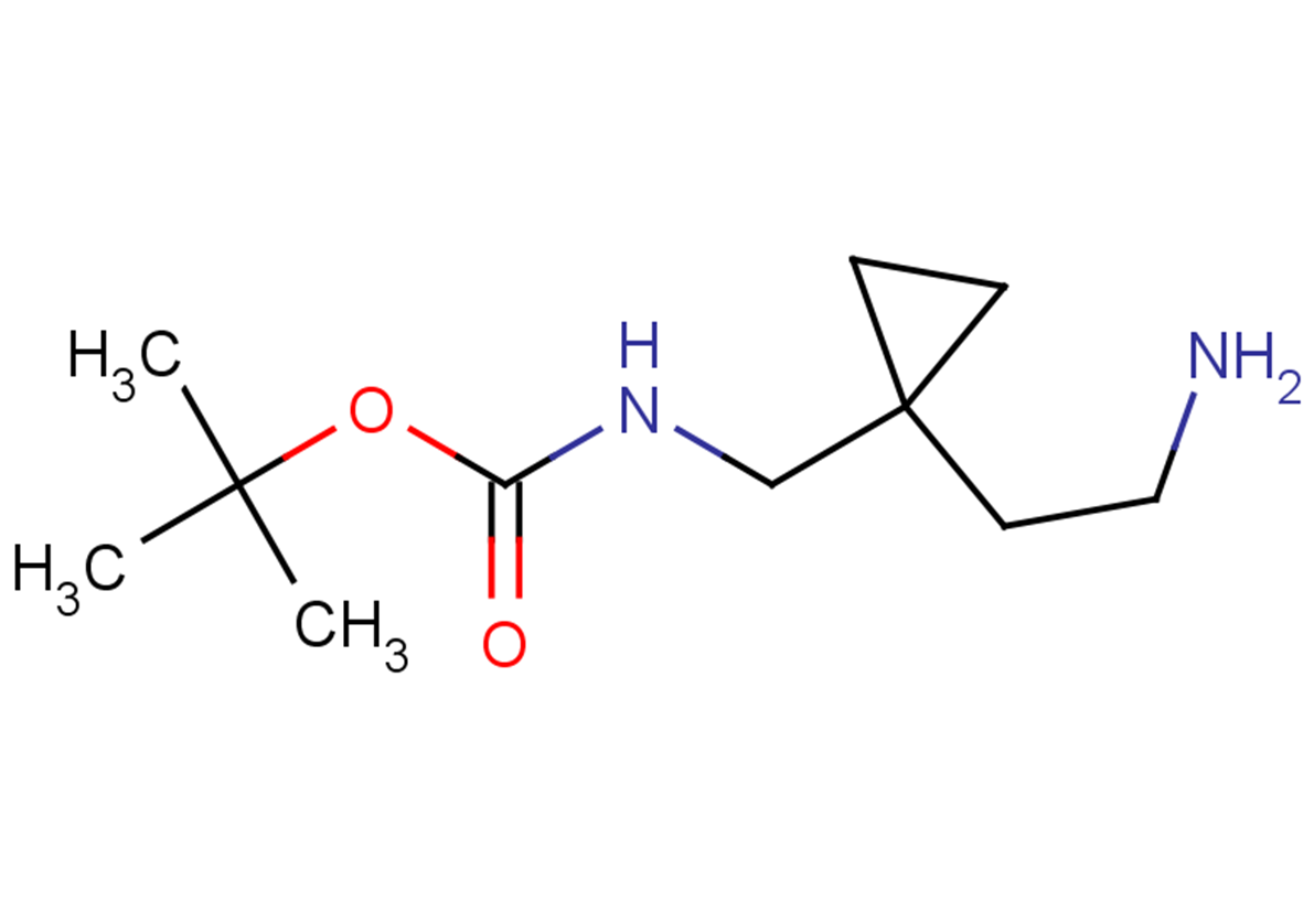 tert-butyl N-{[1-(2-aminoethyl)cyclopropyl]methyl}carbamate
