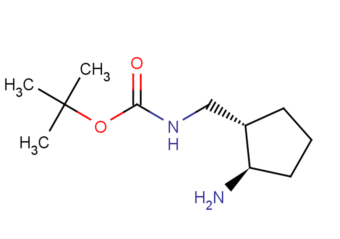 tert-butyl N-{[(1S,2R)-2-aminocyclopentyl]methyl}carbamate