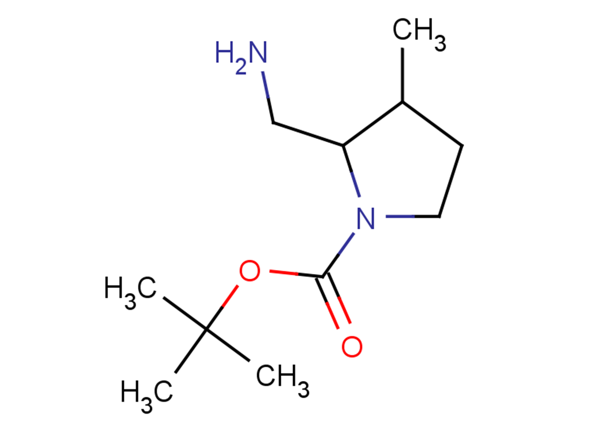 tert-butyl 2-(aminomethyl)-3-methylpyrrolidine-1-carboxylate