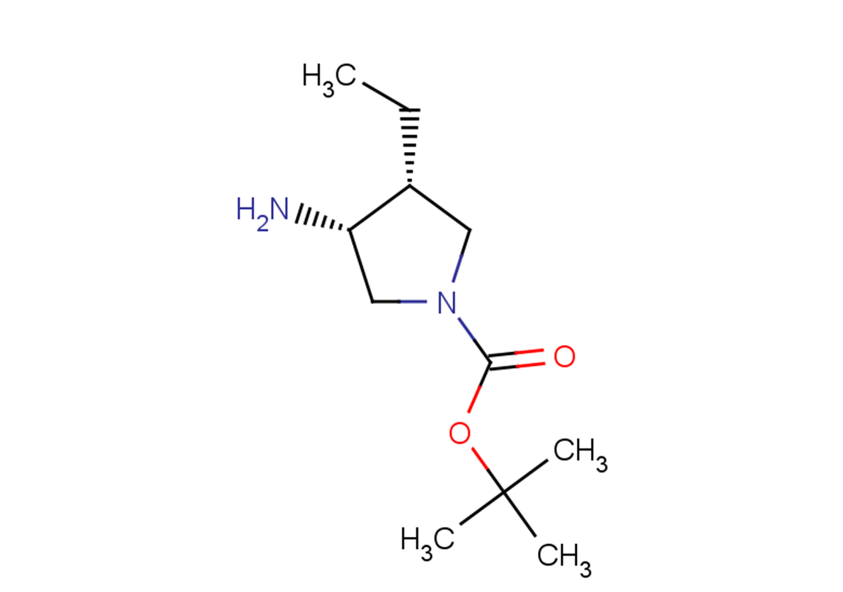 tert-butyl (3R,4R)-3-amino-4-ethylpyrrolidine-1-carboxylate