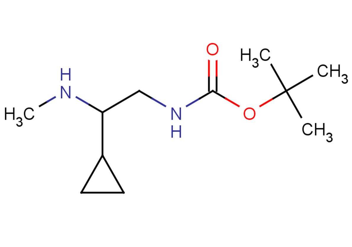tert-butyl N-[2-cyclopropyl-2-(methylamino)ethyl]carbamate