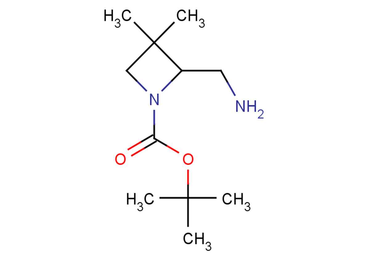 tert-butyl 2-(aminomethyl)-3,3-dimethylazetidine-1-carboxylate