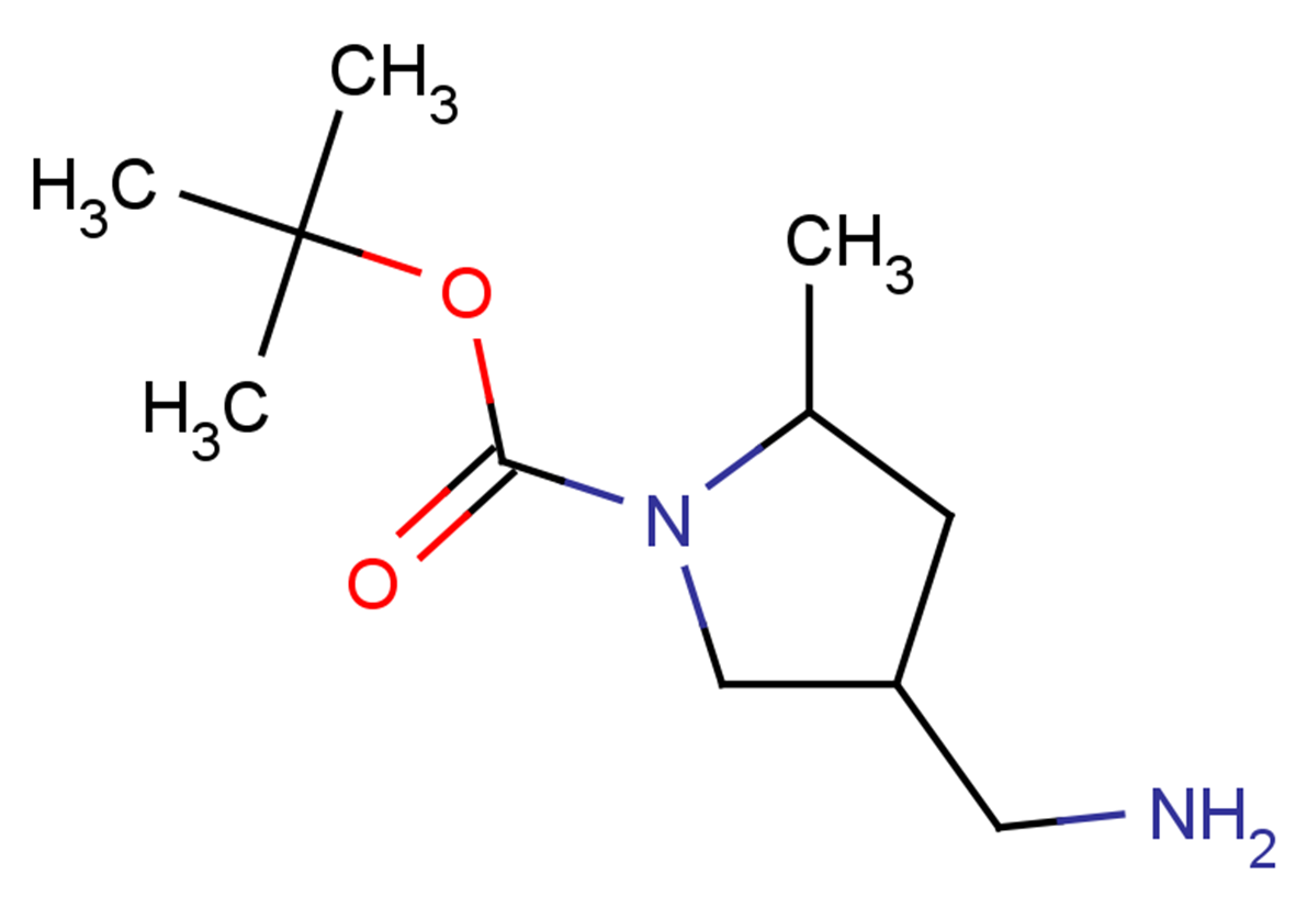 tert-butyl 4-(aminomethyl)-2-methylpyrrolidine-1-carboxylate
