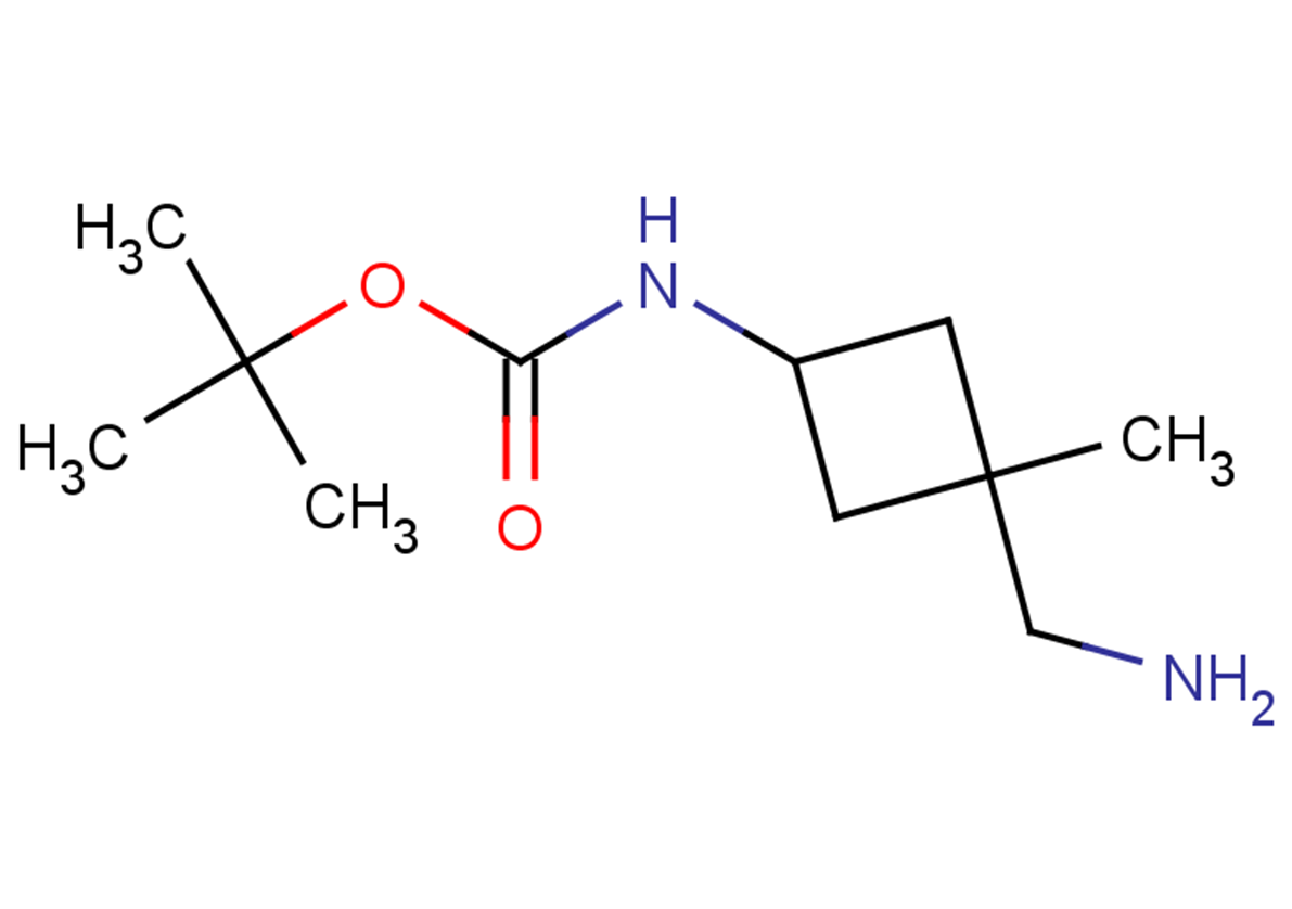 tert-butyl N-[3-(aminomethyl)-3-methylcyclobutyl]carbamate