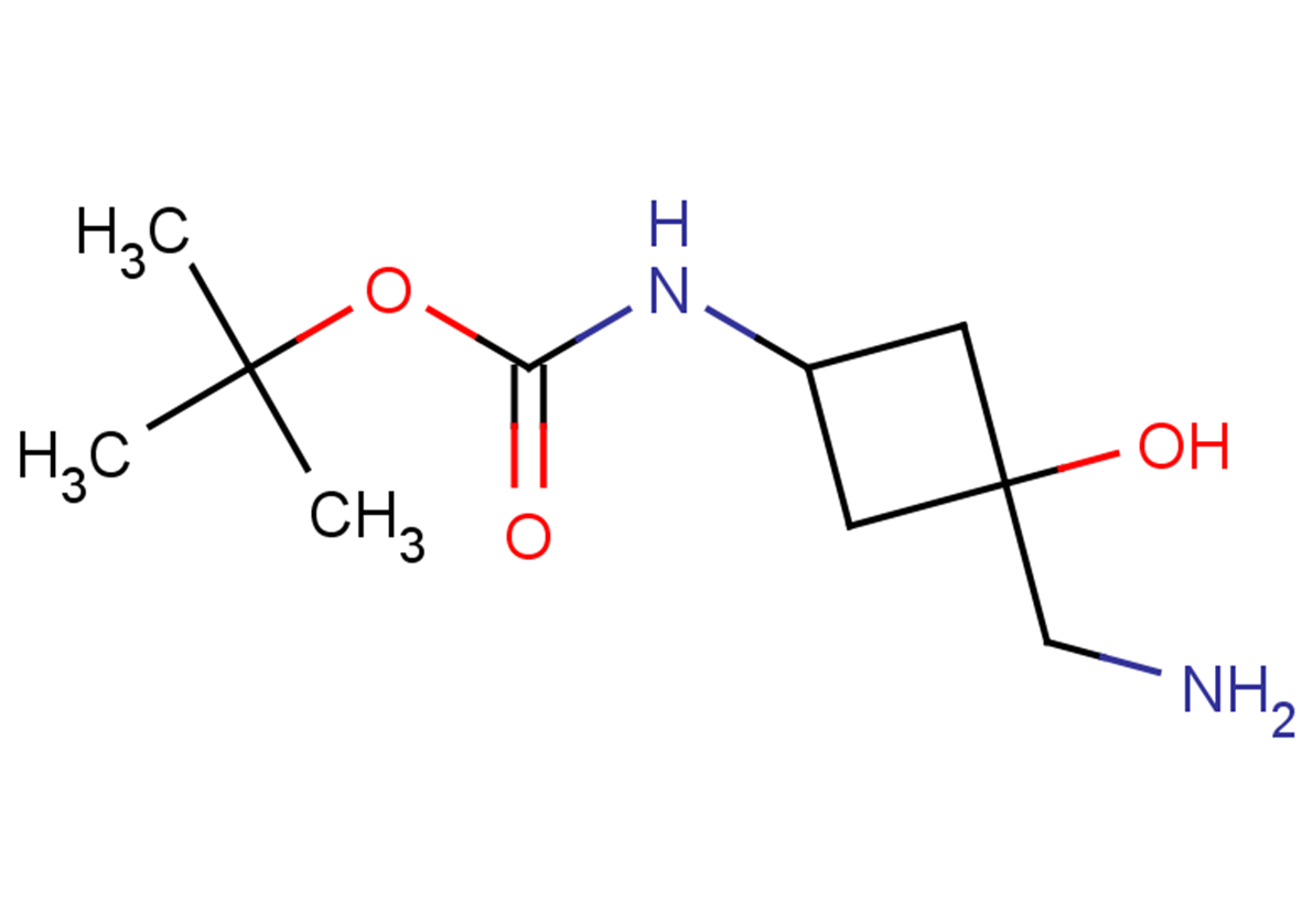 tert-butyl N-[3-(aminomethyl)-3-hydroxycyclobutyl]carbamate
