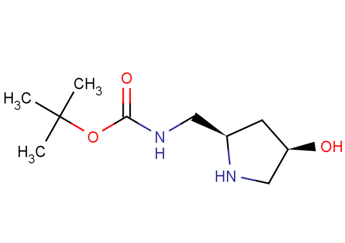 tert-butyl N-{[(2R,4R)-4-hydroxypyrrolidin-2-yl]methyl}carbamate