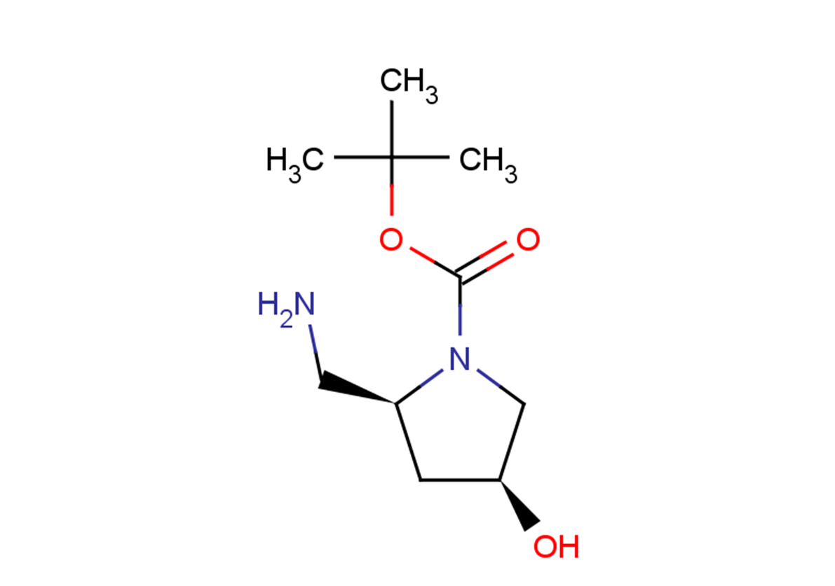 tert-butyl (2S,4S)-2-(aminomethyl)-4-hydroxypyrrolidine-1-carboxylate