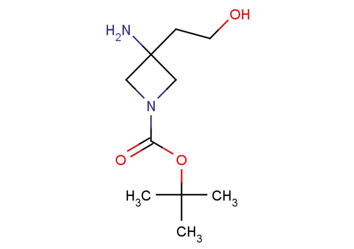 tert-butyl 3-amino-3-(2-hydroxyethyl)azetidine-1-carboxylate