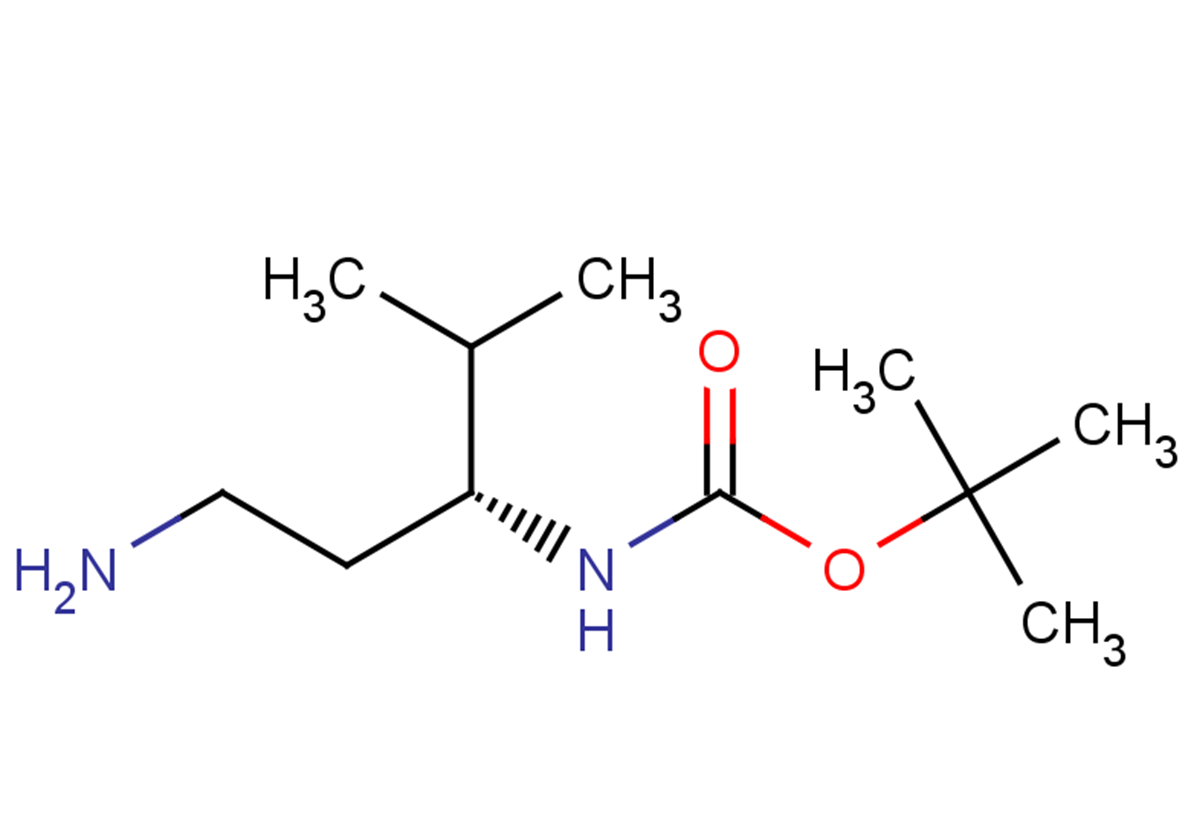 tert-butyl N-[(3R)-1-amino-4-methylpentan-3-yl]carbamate