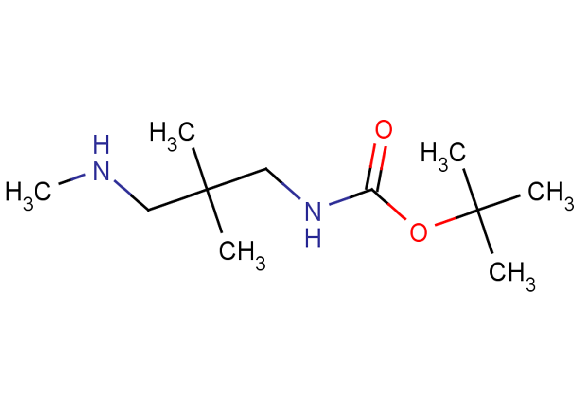 tert-butyl N-[2,2-dimethyl-3-(methylamino)propyl]carbamate