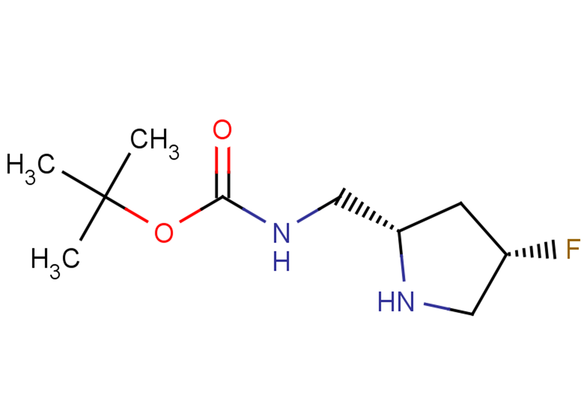 tert-butyl N-{[(2S,4S)-4-fluoropyrrolidin-2-yl]methyl}carbamate