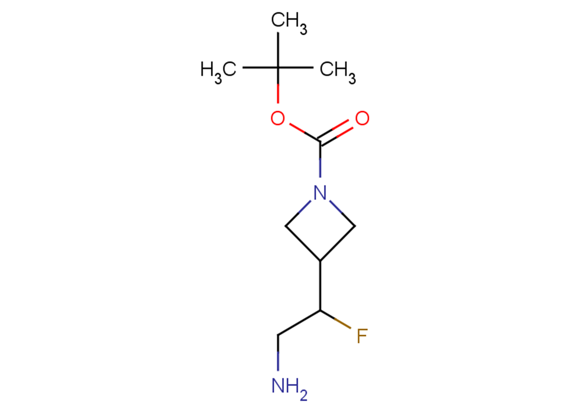 tert-butyl 3-(2-amino-1-fluoroethyl)azetidine-1-carboxylate