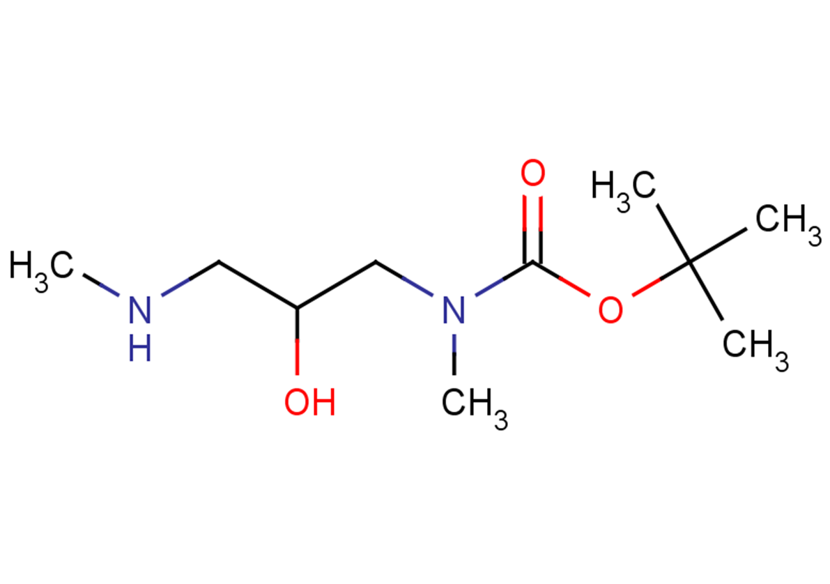 tert-butyl N-[2-hydroxy-3-(methylamino)propyl]-N-methylcarbamate