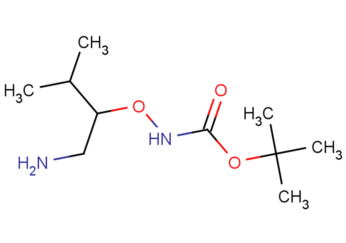 tert-butyl N-[(1-amino-3-methylbutan-2-yl)oxy]carbamate