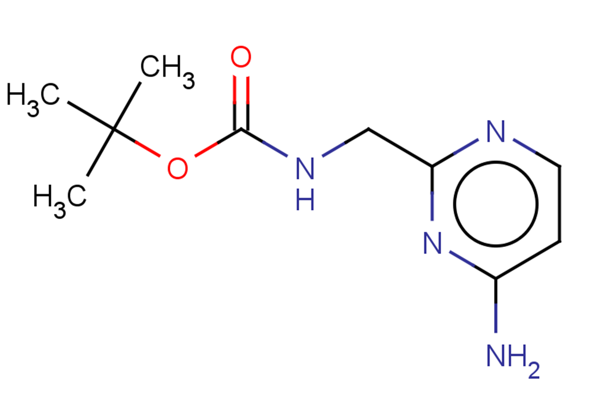 tert-butyl N-[(4-aminopyrimidin-2-yl)methyl]carbamate