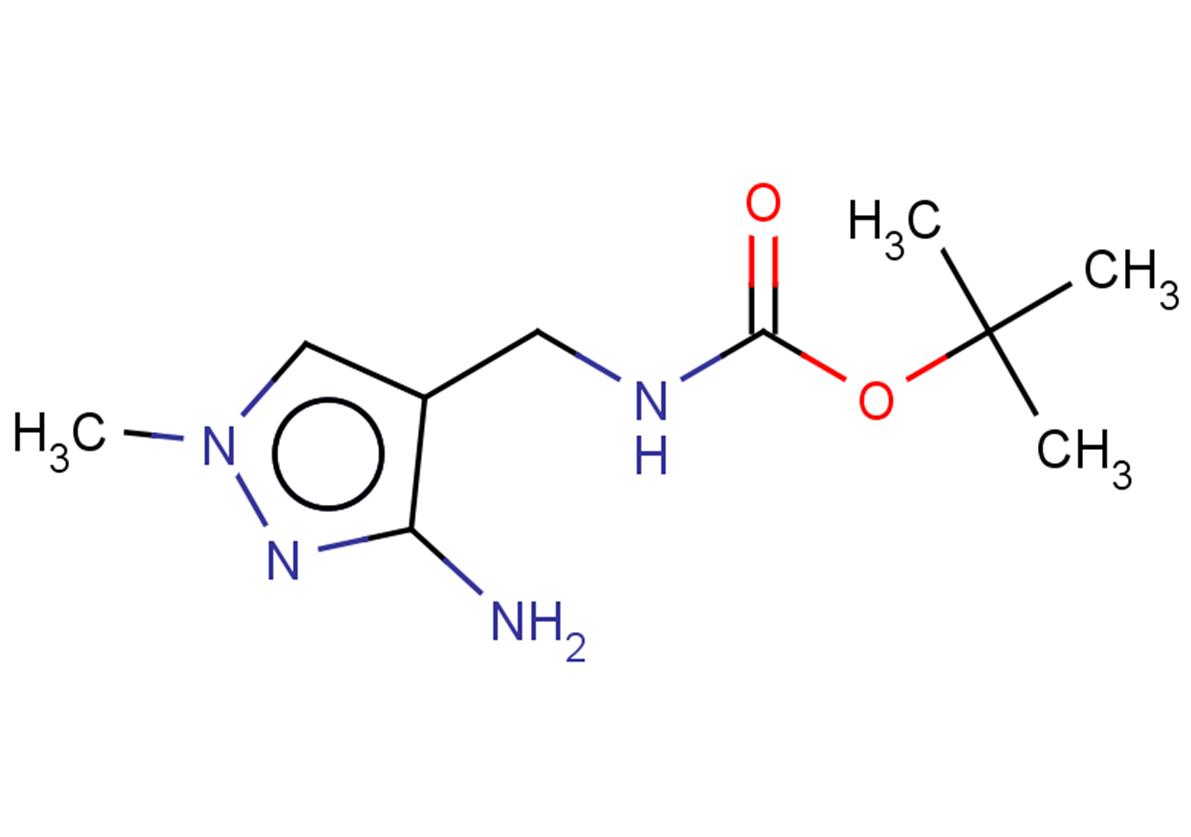 tert-butyl N-[(3-amino-1-methyl-1H-pyrazol-4-yl)methyl]carbamate