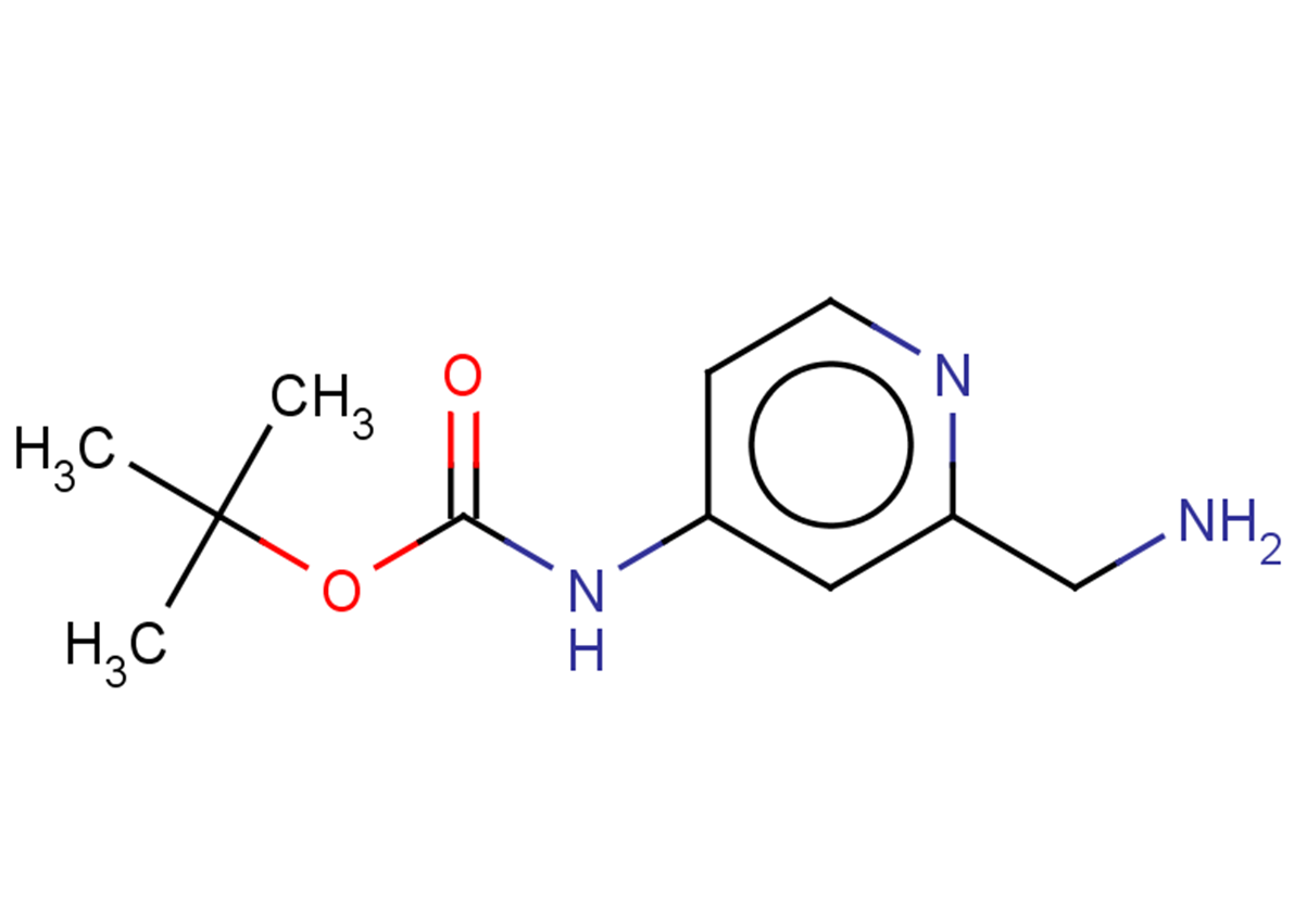tert-butyl N-[2-(aminomethyl)pyridin-4-yl]carbamate