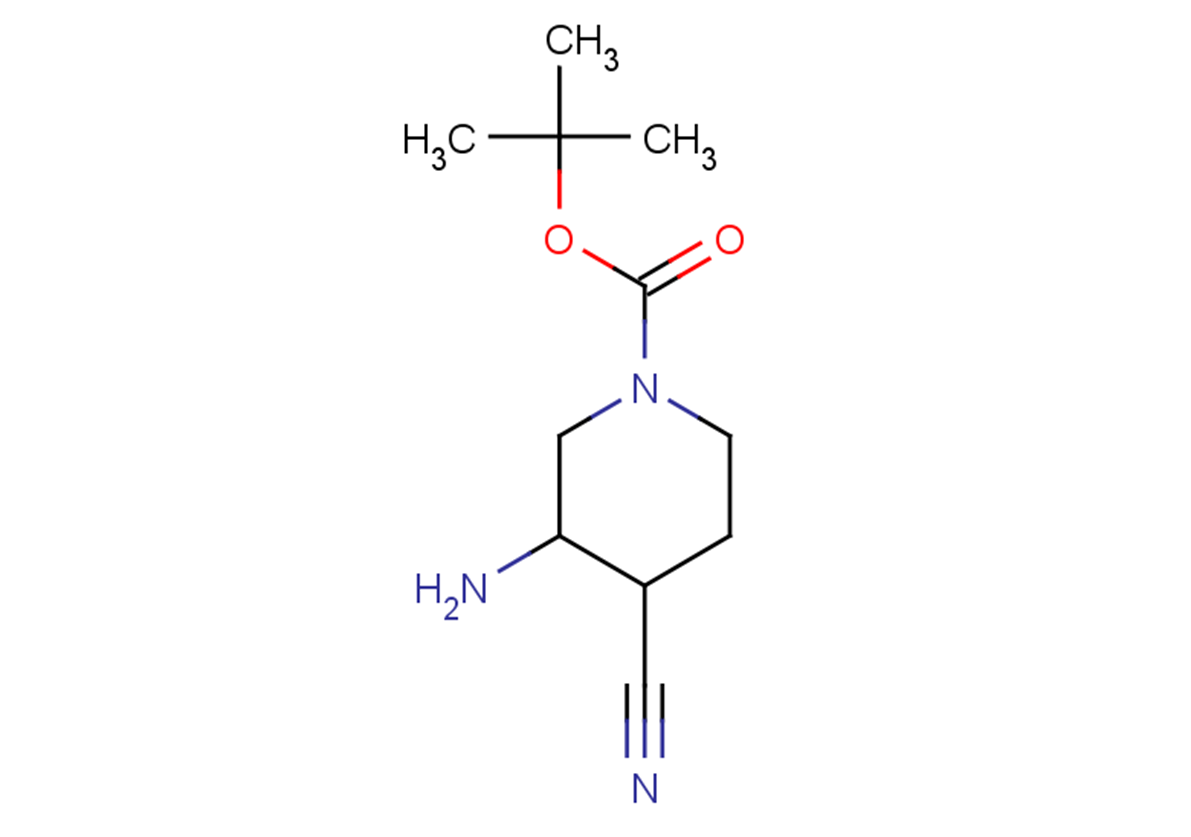 tert-butyl 3-amino-4-cyanopiperidine-1-carboxylate