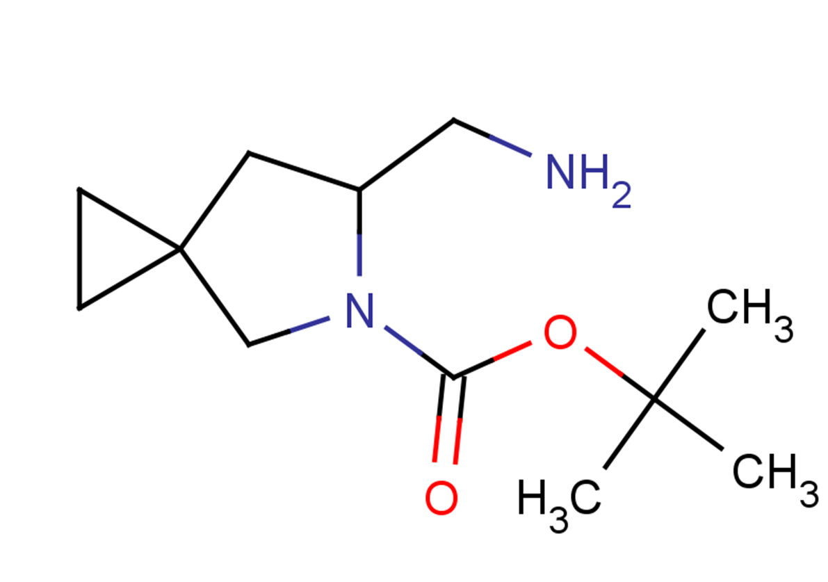 tert-butyl 6-(aminomethyl)-5-azaspiro[2.4]heptane-5-carboxylate