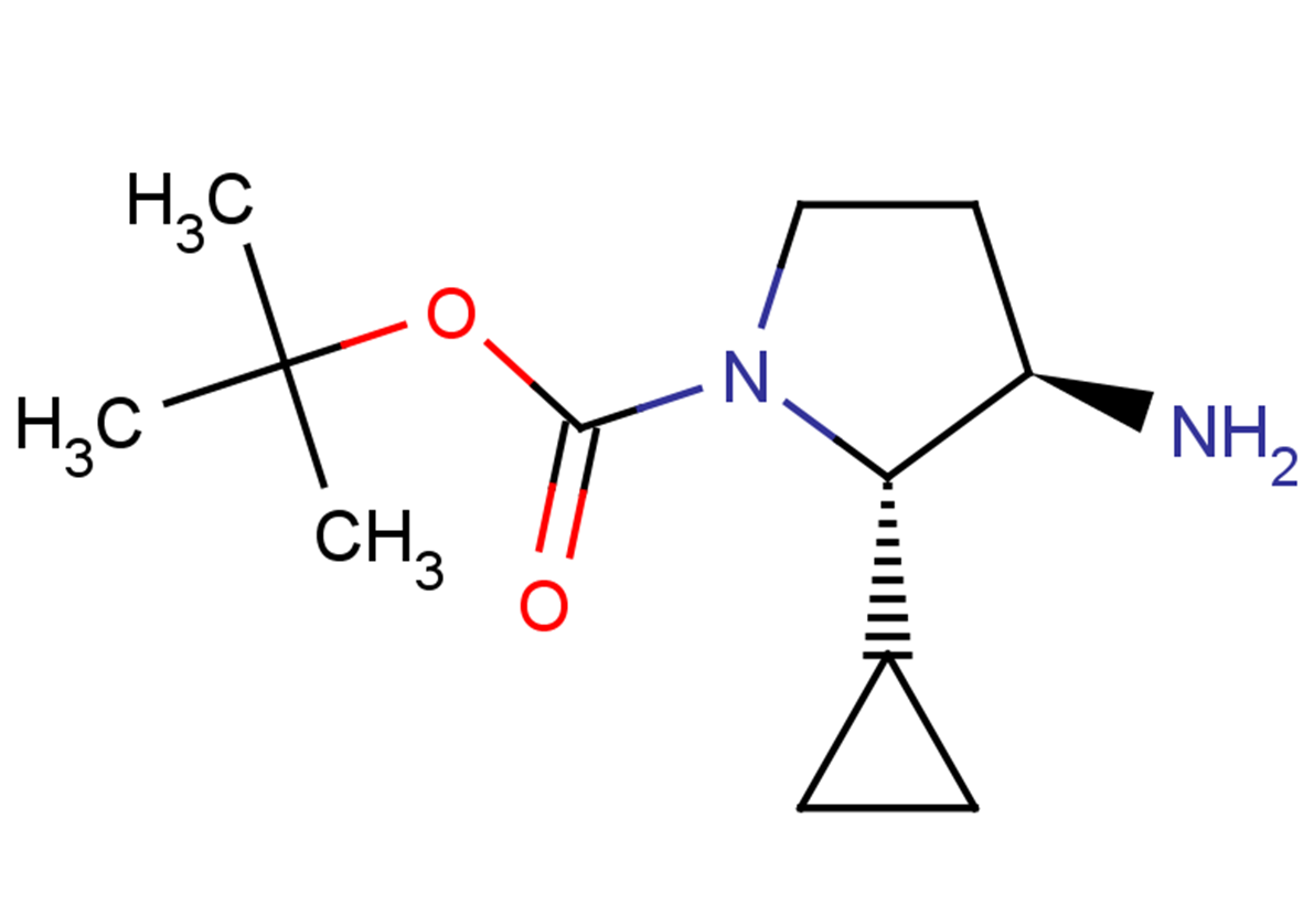 tert-butyl (2S,3R)-3-amino-2-cyclopropylpyrrolidine-1-carboxylate