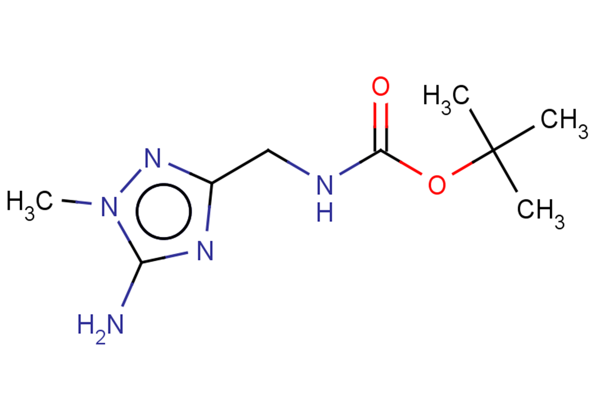 tert-butyl N-[(5-amino-1-methyl-1H-1,2,4-triazol-3-yl)methyl]carbamate
