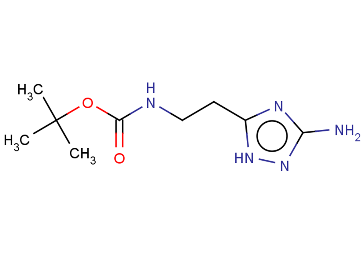 tert-butyl N-[2-(3-amino-1H-1,2,4-triazol-5-yl)ethyl]carbamate