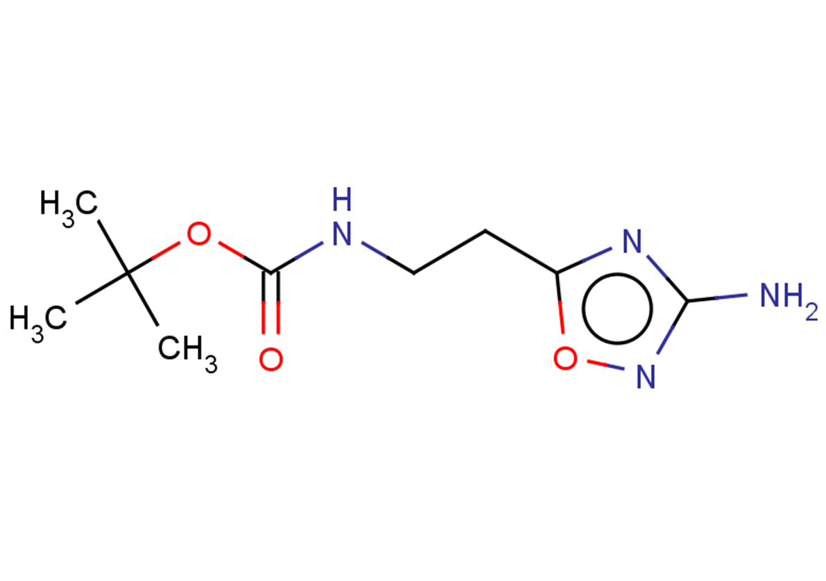 tert-butyl N-[2-(3-amino-1,2,4-oxadiazol-5-yl)ethyl]carbamate