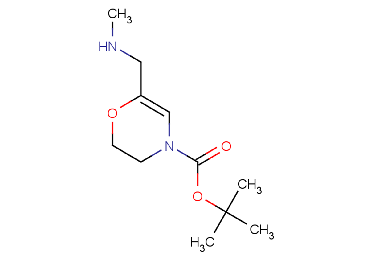 tert-butyl 6-[(methylamino)methyl]-3,4-dihydro-2H-oxazine-4-carboxylate
