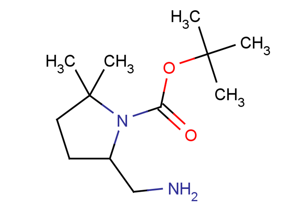 tert-butyl 5-(aminomethyl)-2,2-dimethylpyrrolidine-1-carboxylate
