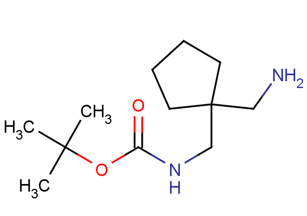 tert-butyl N-{[1-(aminomethyl)cyclopentyl]methyl}carbamate
