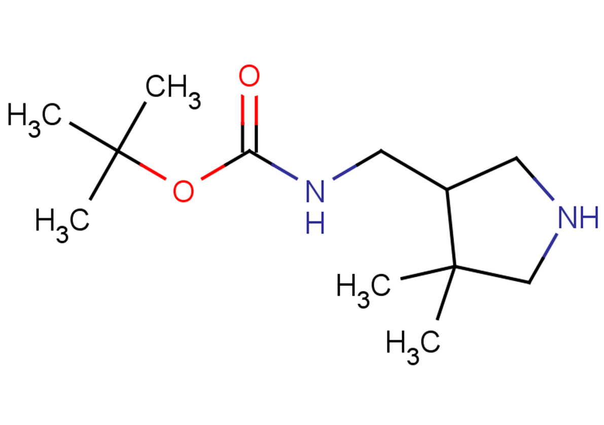 tert-butyl N-[(4,4-dimethylpyrrolidin-3-yl)methyl]carbamate