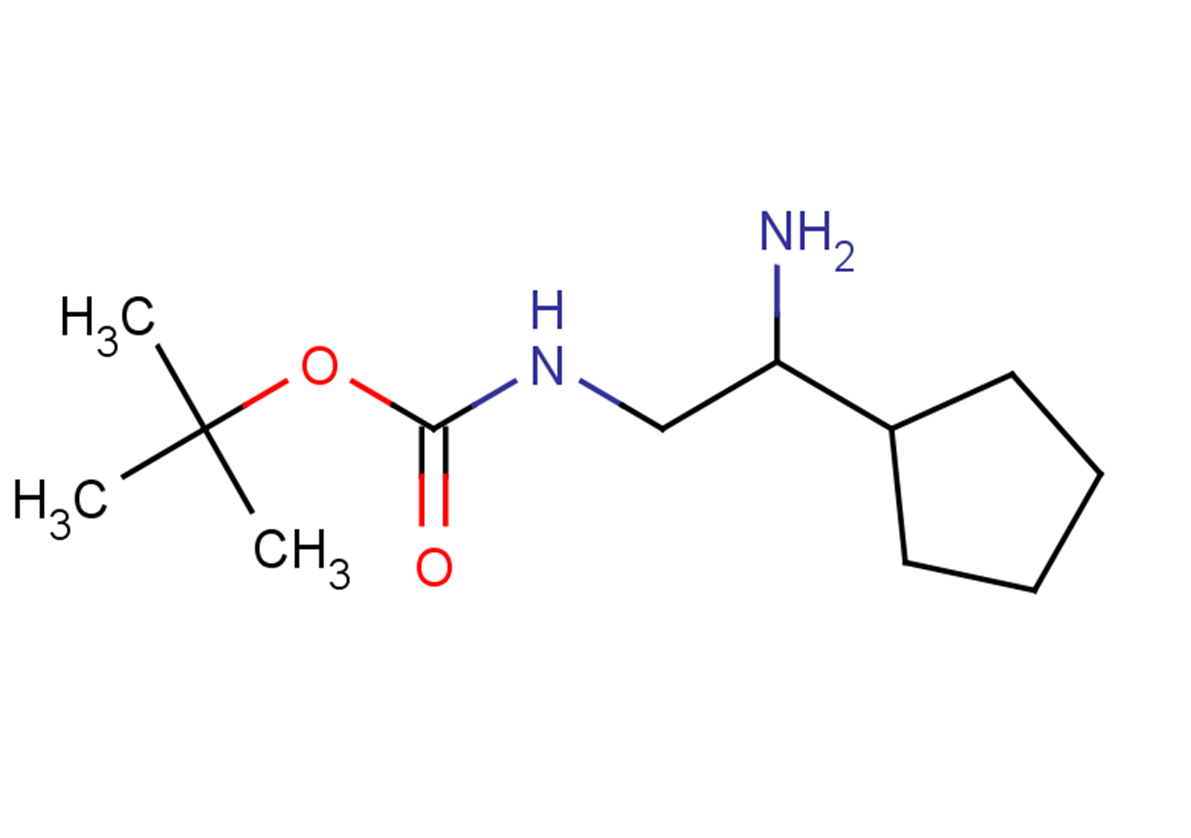 tert-butyl N-(2-amino-2-cyclopentylethyl)carbamate