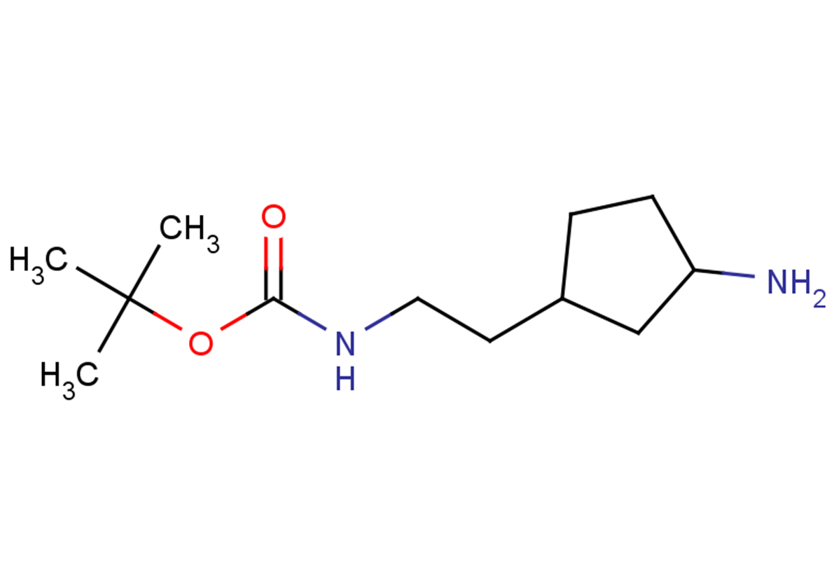 tert-butyl N-[2-(3-aminocyclopentyl)ethyl]carbamate
