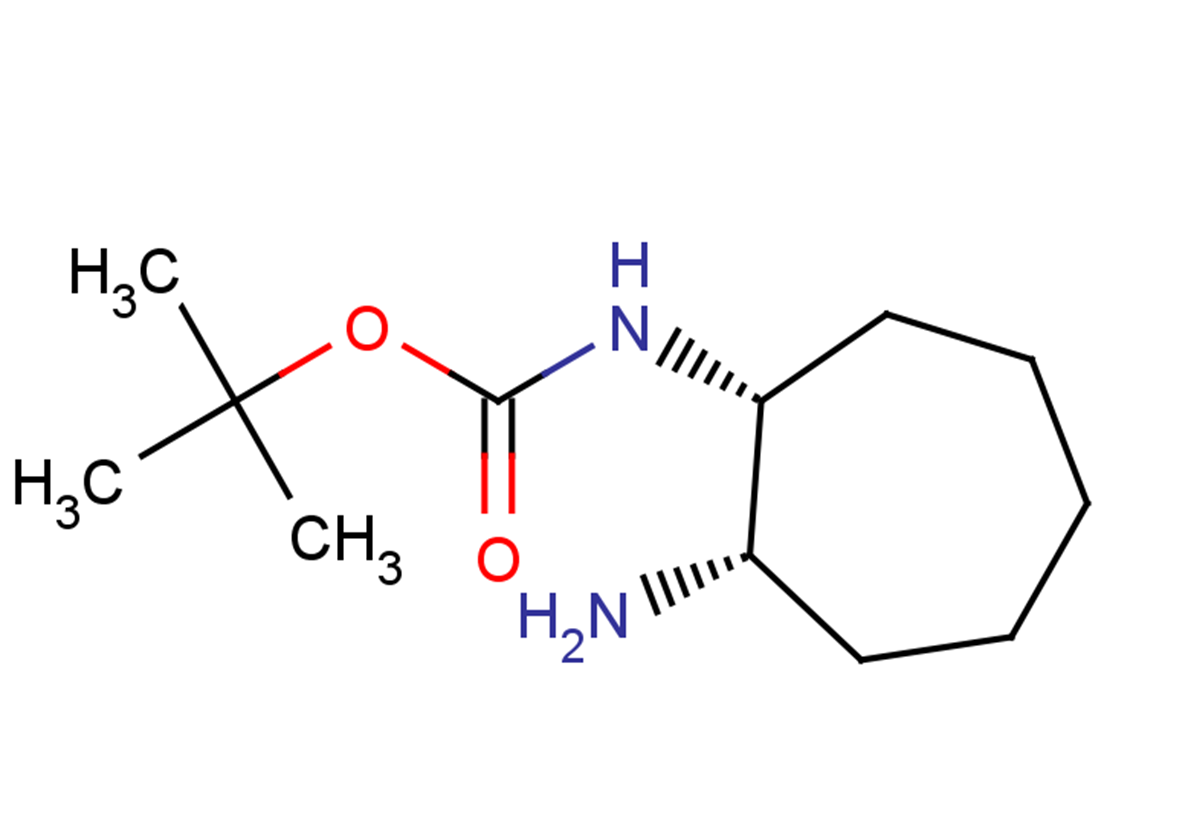 tert-butyl N-[(1R,2S)-2-aminocycloheptyl]carbamate