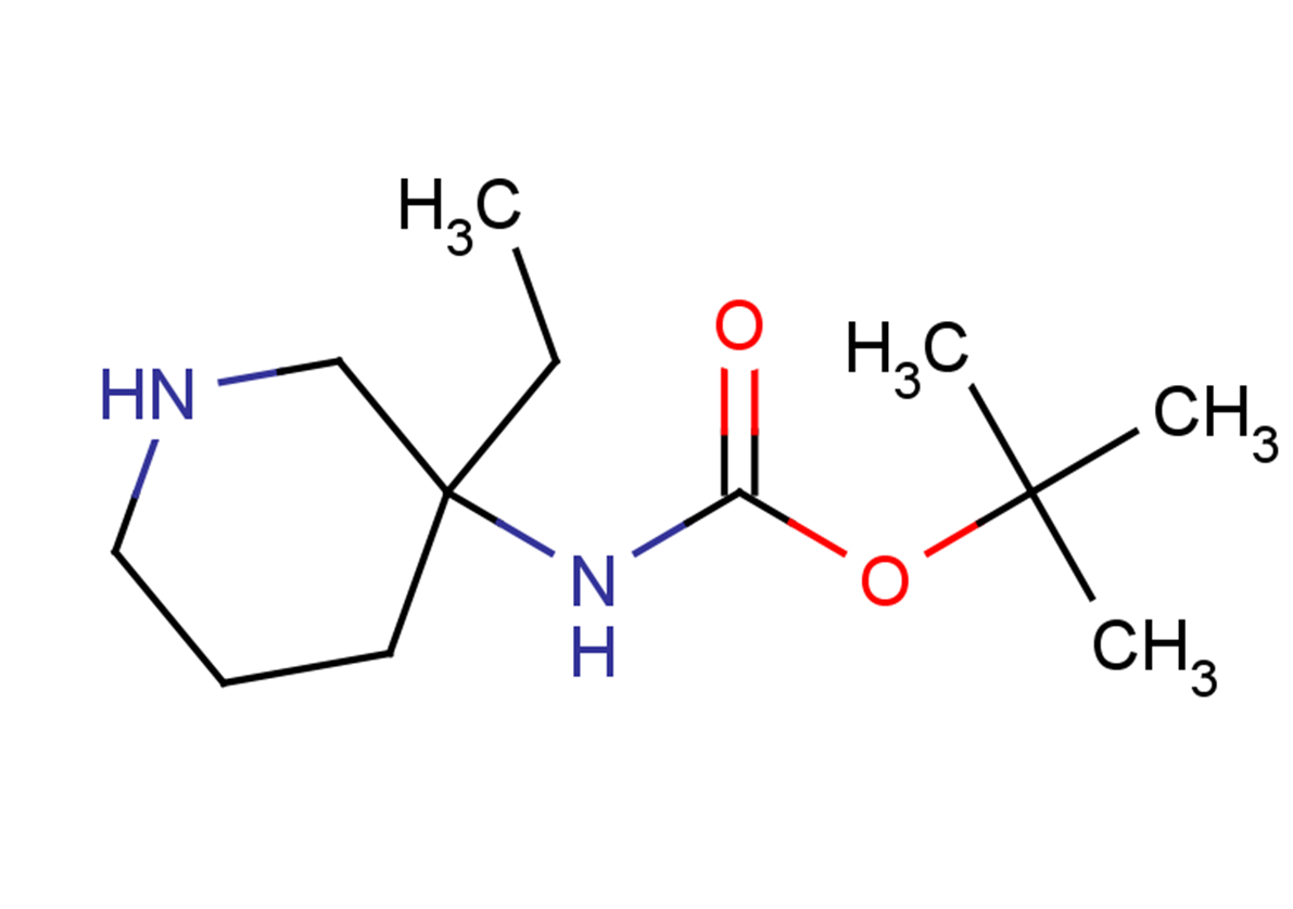 tert-butyl N-(3-ethylpiperidin-3-yl)carbamate