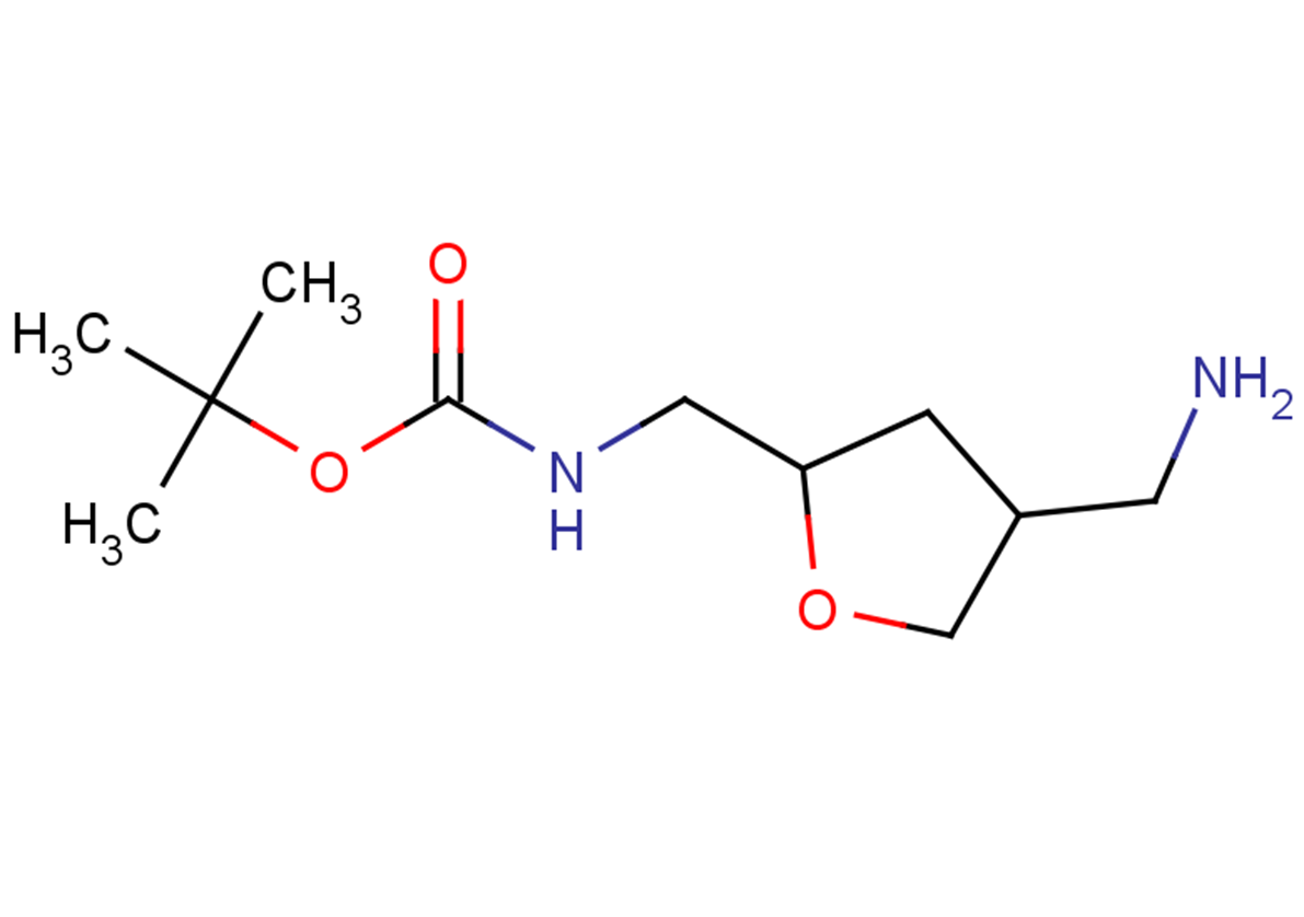 tert-butyl N-{[4-(aminomethyl)oxolan-2-yl]methyl}carbamate