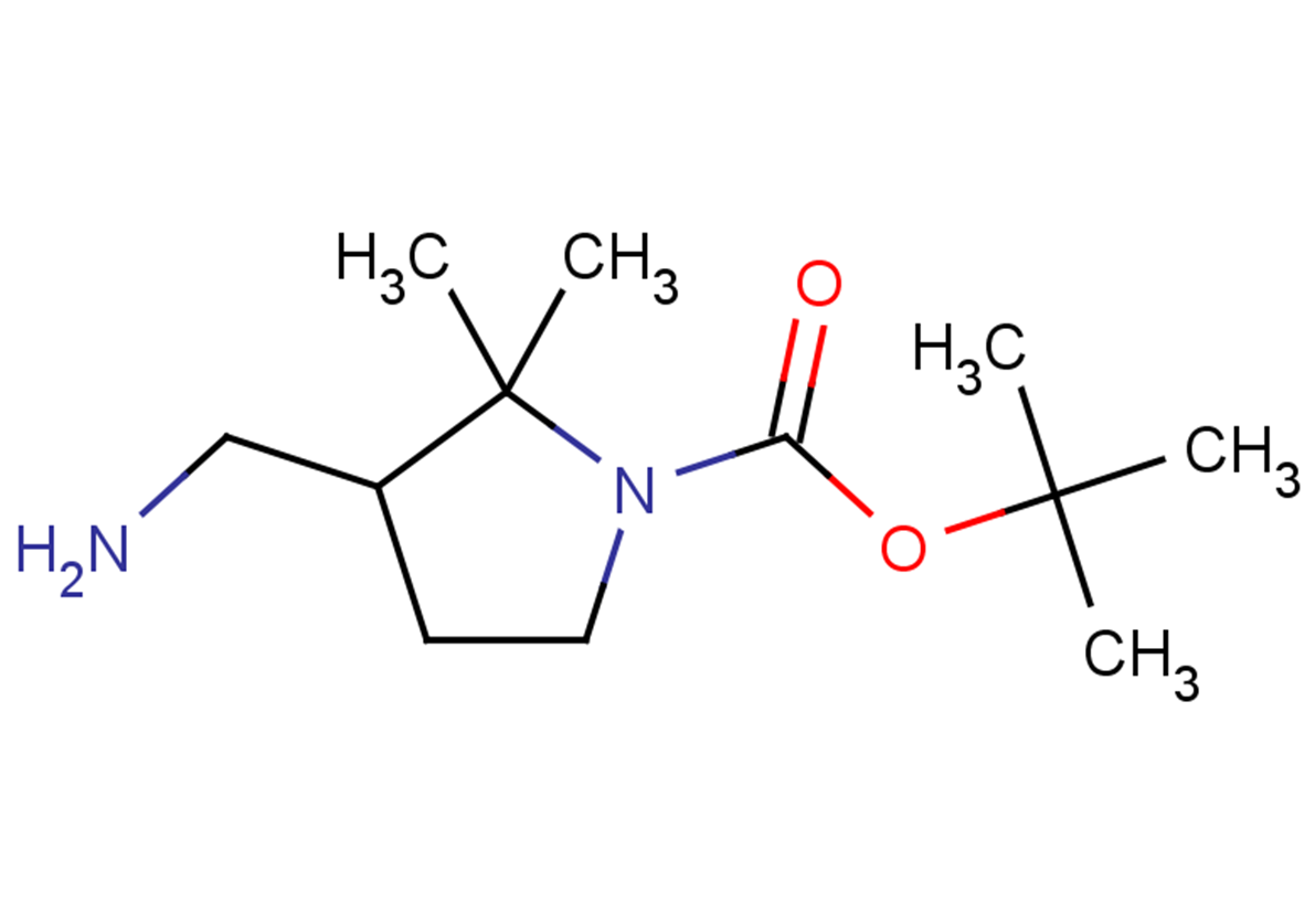 tert-butyl 3-(aminomethyl)-2,2-dimethylpyrrolidine-1-carboxylate