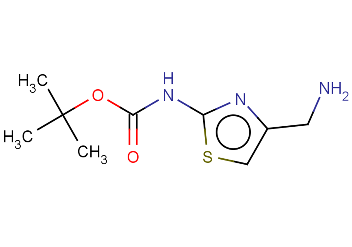 tert-butyl N-[4-(aminomethyl)-1,3-thiazol-2-yl]carbamate