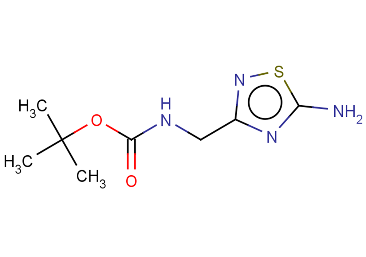 tert-butyl N-[(5-amino-1,2,4-thiadiazol-3-yl)methyl]carbamate